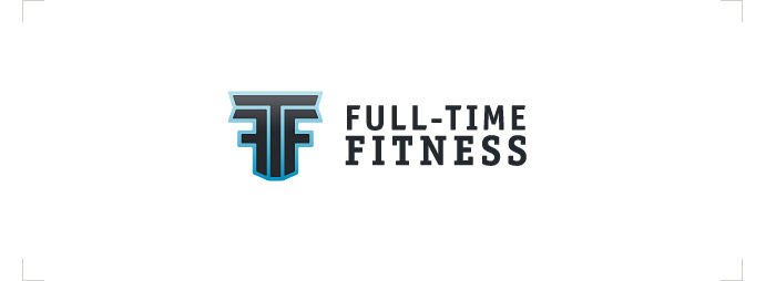 Full-Time Fitness Logo Identity