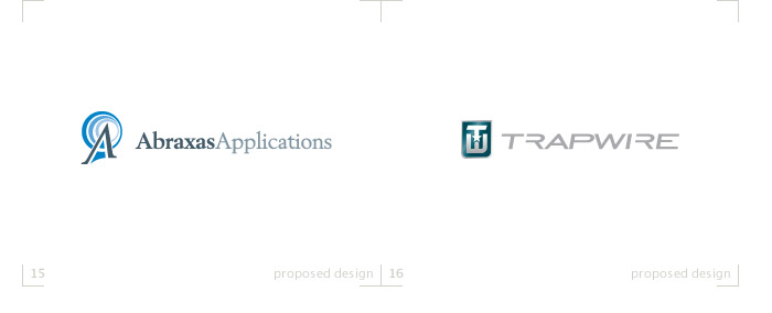 Abraxas Applications proposed logo design : Trapwire proposed logo design